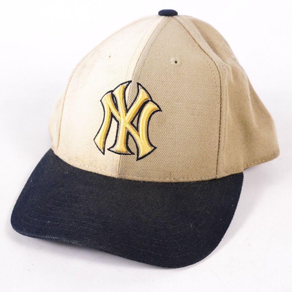 MLB New York Yankees Annco Since 1918 Baseball Snapback Hat Cap Gold Tan Black